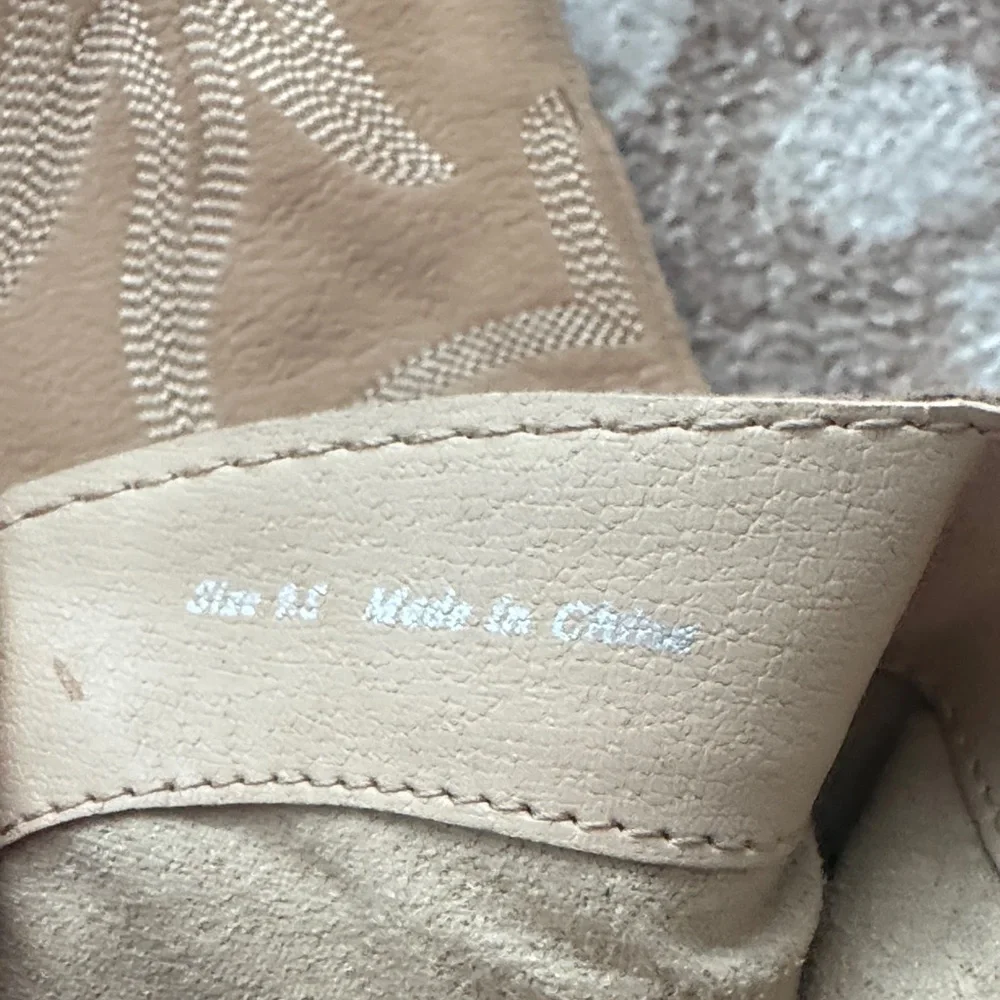 Dolce Vita Tan Western Knee-High Heeled Boots 9.5 - Picture 4 of 6